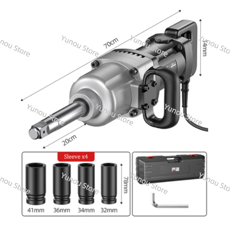 

Wrench 220V High-power Impact Wrench High Torque Socket Heavy-duty Industrial Air Cannon Electric