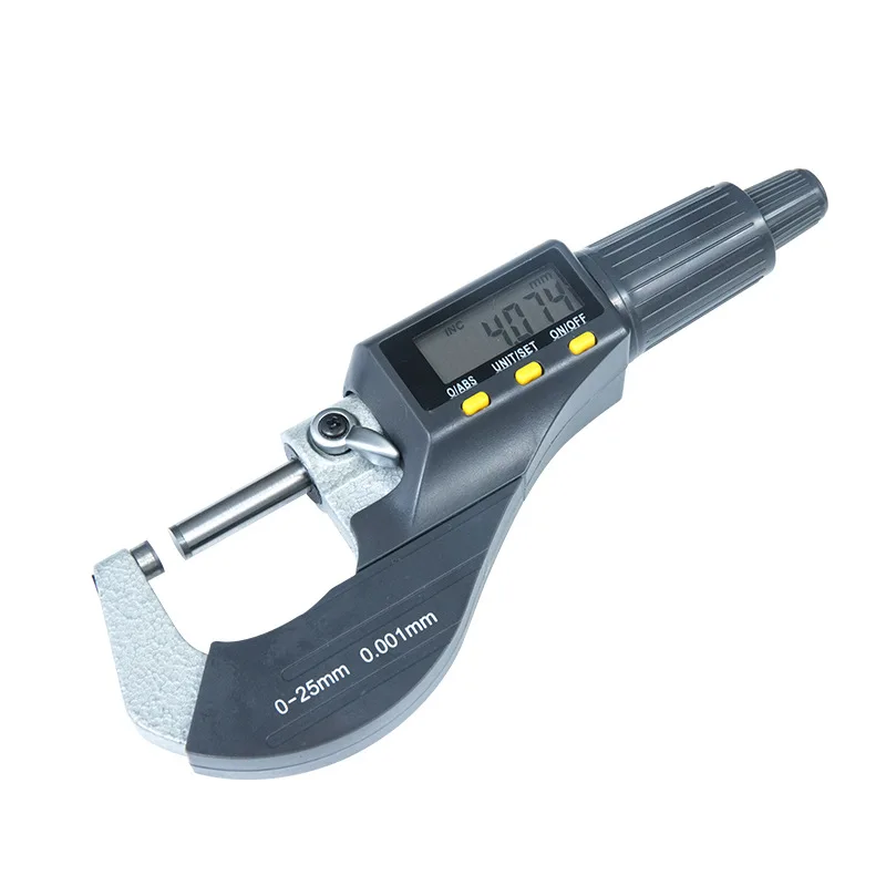 

F50 0.001mm High Precision Depth Micrometer Micro Caliper Digital Micrometer 0-25mm Electronic Digital Outside Micrometer
