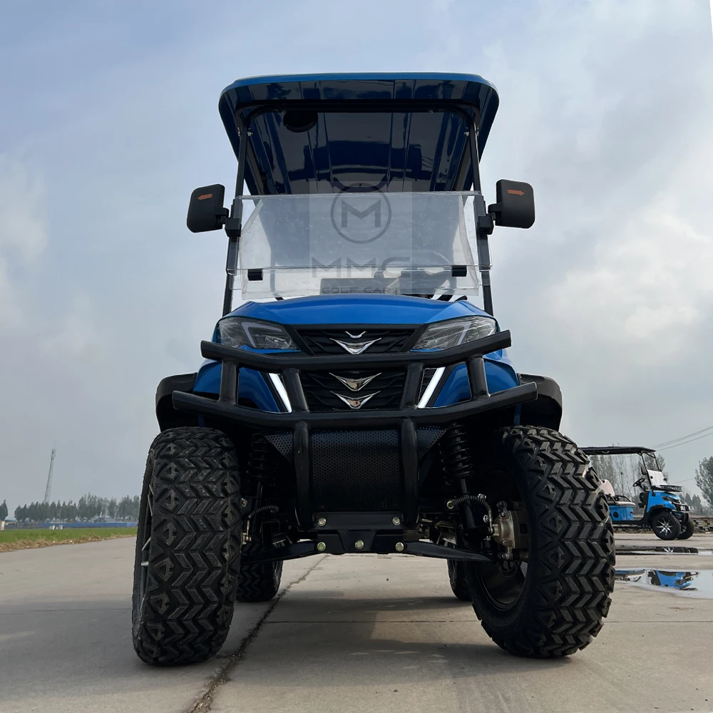 Smart Keyless Start 10 Pollici Speed Display 4 Ruote 4 Posti Golf Cart Club Electric Golf Buggy Carrello Da Caccia Con Telecamera Di Backup