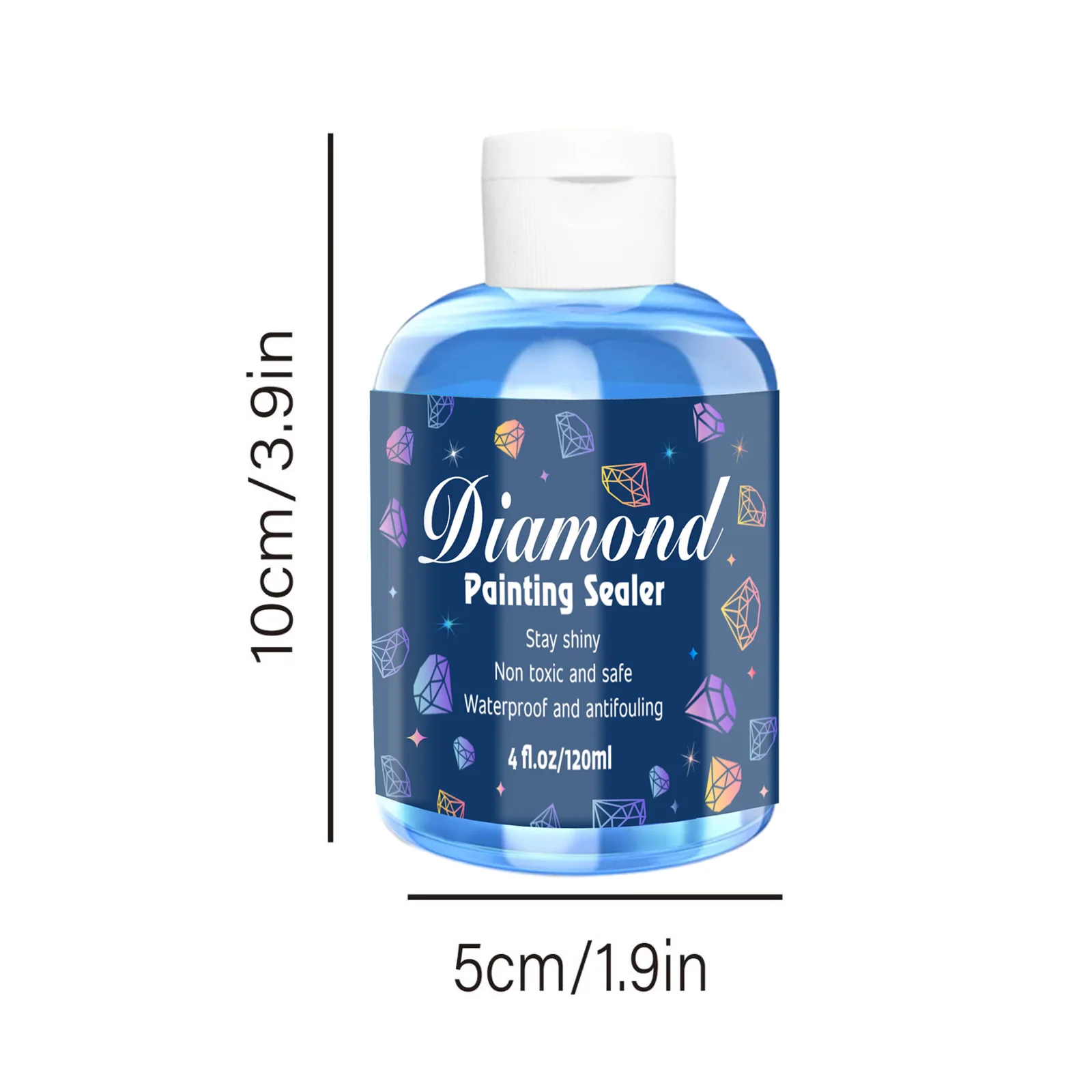 Diamond Painting Sealer, 240ml/120ml, 5D, Glue, Permanent Hold & Shine Effect, Conserver for Jigsaw Puzzles