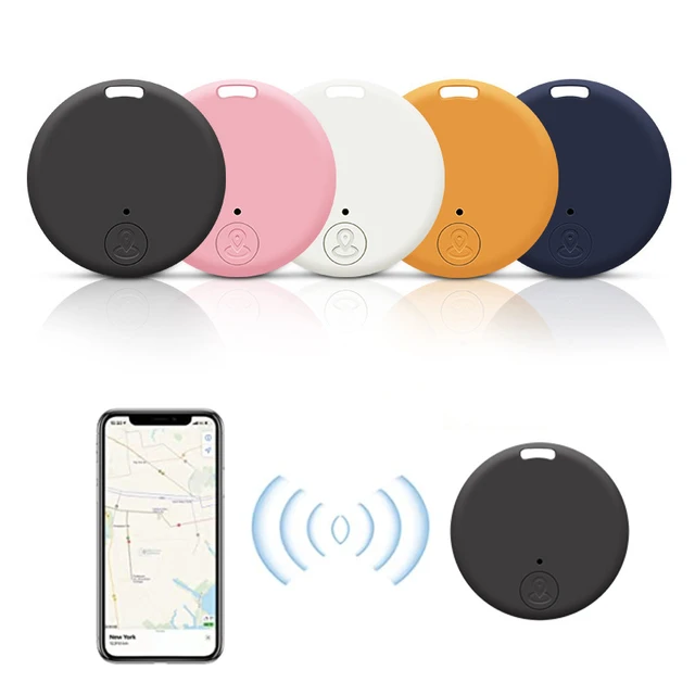 GPS rastreador inteligente inalámbrico anti perdido Bluetooth etiqueta de  localización para llavero niños mascotas