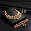JRH Jewelry Setlayers Ecklace Bracelets Ring Earrings Jewelry Set Luxurious Gorgeous Stitching for Women's Wedding Exquisite