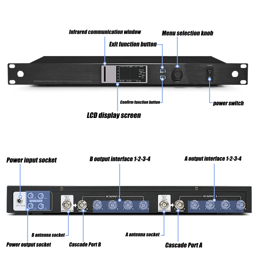 Wireless Microphone Paulkitson Wireless Microphone AXT601 Antenna Amplifier Stage Performance Microphone Receiving Signal Enhancement Campus Outdoor