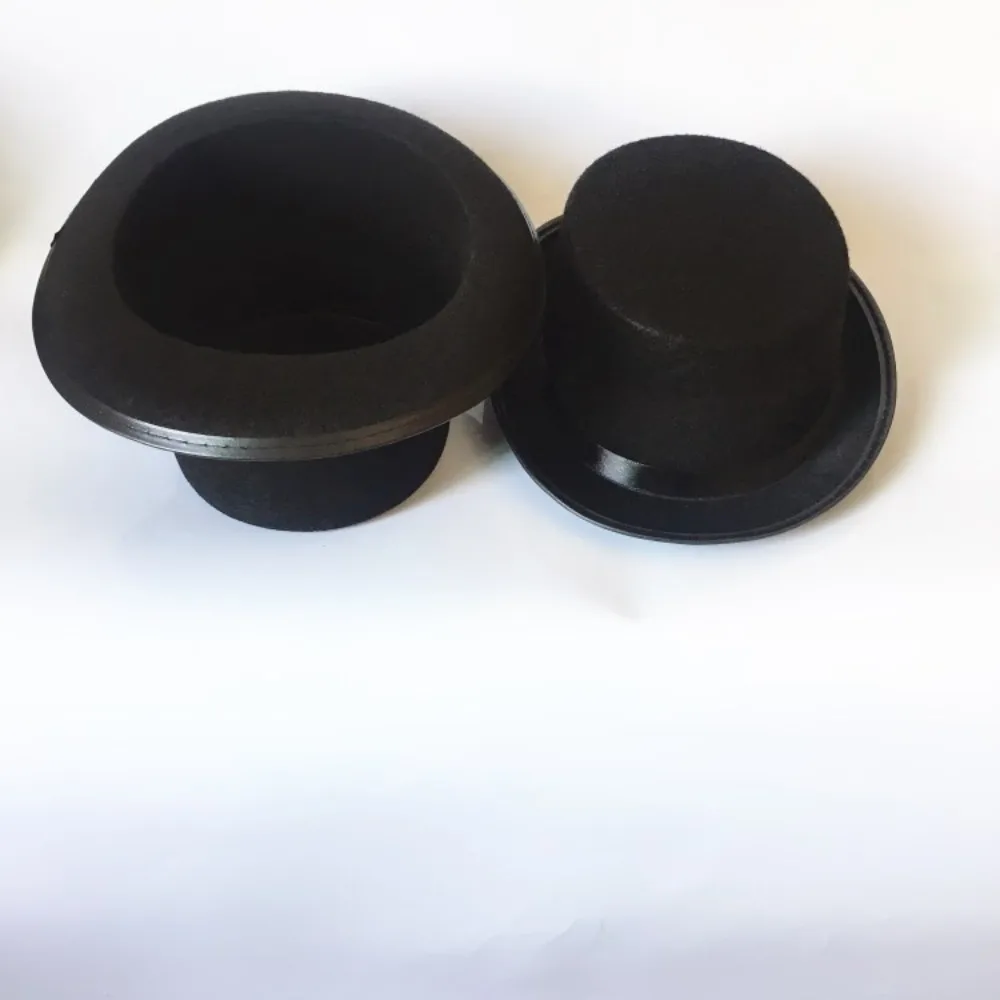 Fashion Hat Collapsible Top Hat for Kids Adult Magician Jazz Stage Performances Party Costume Gentleman