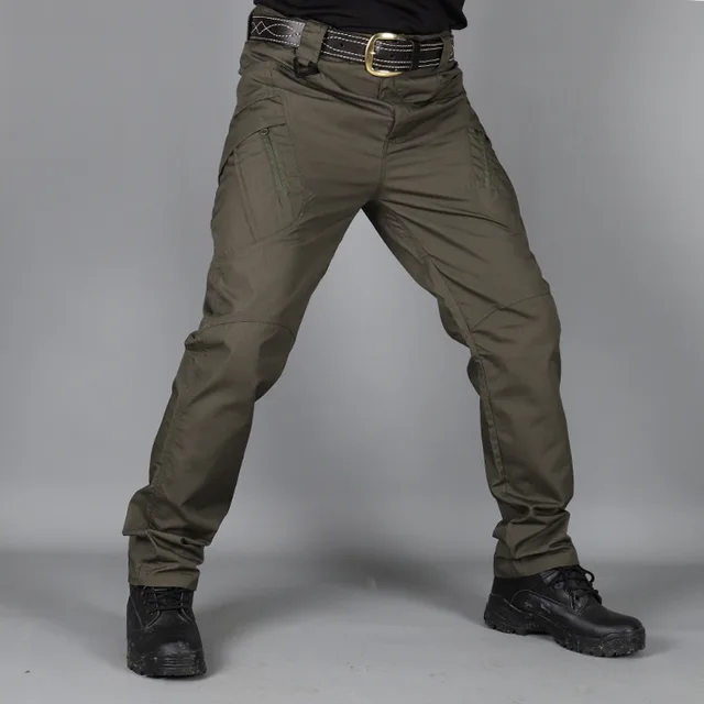 Pantalon tactique militaire Hommes Pantalon de combat spécial Multi-poche  Imperméable à l'eau Résistant à l'usure Combinaison d'entraînement  décontractée Pantalons hommes