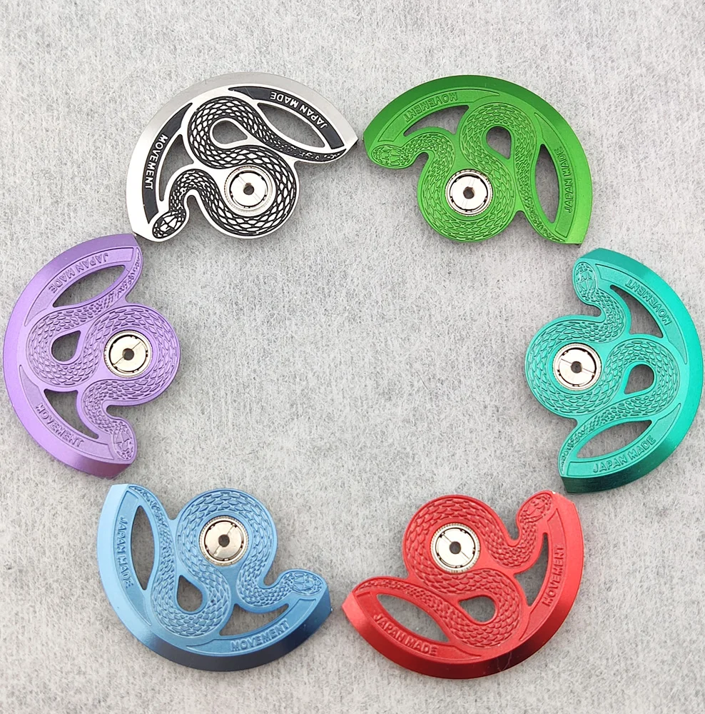 NH35 Rotor Automatic Movement Metal Colorful Serpentine Rotor Fits NH35 ...