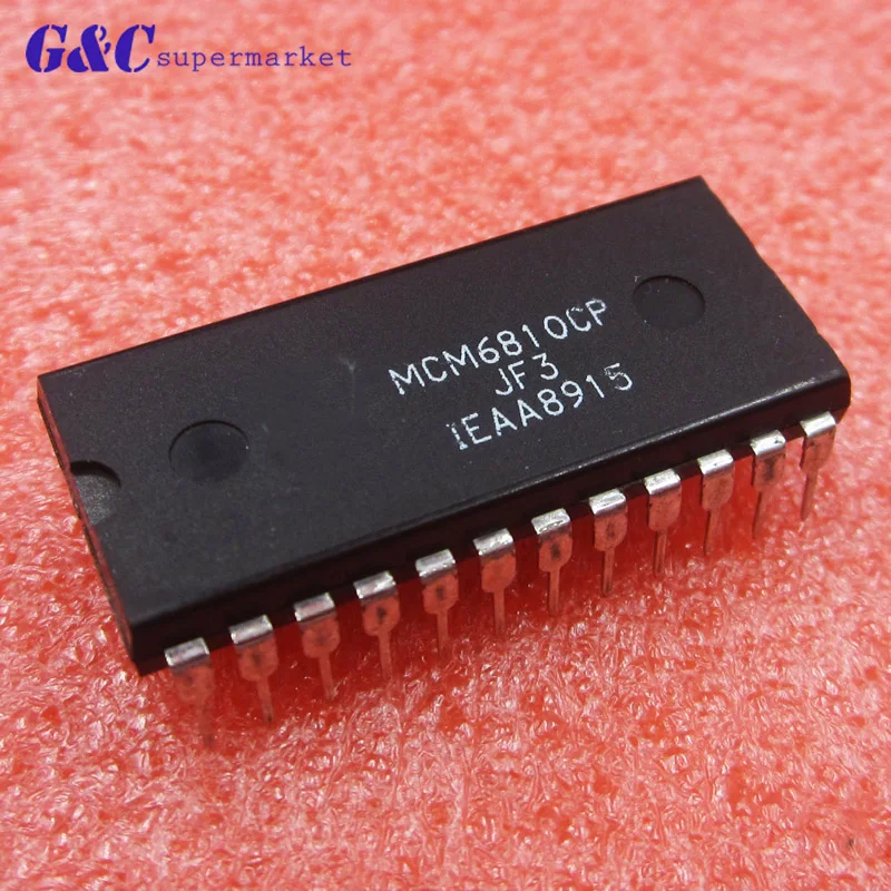 

1/5PCS MCM6810CP MCM6810 6810 DIP-24 128 8-bit Random-Access Memory