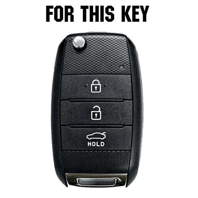 Coque de protection en Aluminium pour voiture Kia clé télécommande