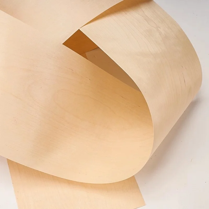 

2pcs L:2.5Meters Width:20cm T:0.25mm Natural Dirch Wood Furniture Veneer DIY Production of Wood veneer Home Decoration