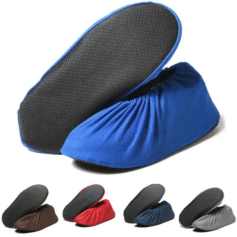 Household Non-woven Reusable Non-slip Shoe Covers for Indoor Floor Carpet