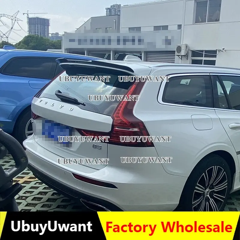 

Для Volvo V60 2017 2018 2019 + спойлер из АБС-пластика крылья багажника автомобиля задний спойлер V60 аксессуары предназначенные для украшения