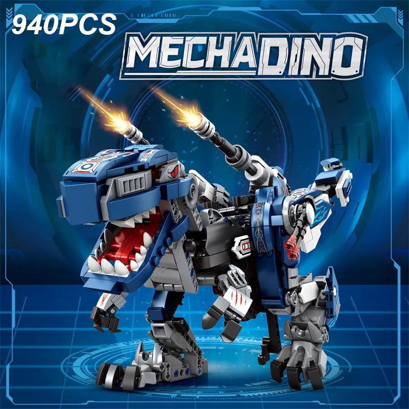 940PCSMechanicalTyrannosaurusRexBuildingBlocksJointsMovable