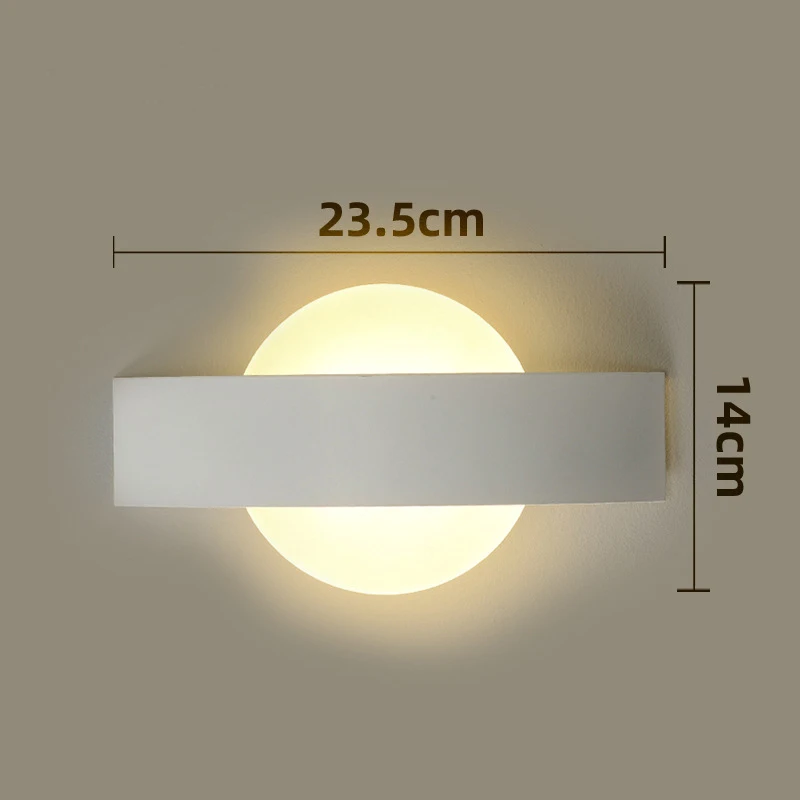 LED Wall Lamp Wall Sconces Light Wall Lamp Simple Modern Acrylic Wall Lamp Nordic Bedroom Bedside Lamp Hotel Guest Room Study Hotel Wall