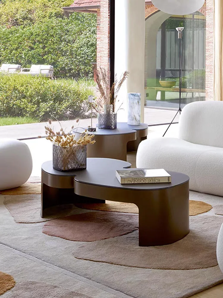 

Special-Shaped Creative Coffee Table Model Room Simple Coffee Tea Table Minimalist Living Room Sofa Table