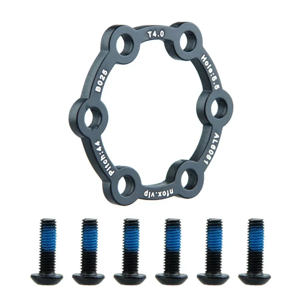 Electric Scooter Brake Disc Bicycle Disc 6-hole Hub Heightening Pad Screws Mountain Bike Plastic Brake Spacer mountain bicycle disc brake bicycle disc brake mountain bike disc brake