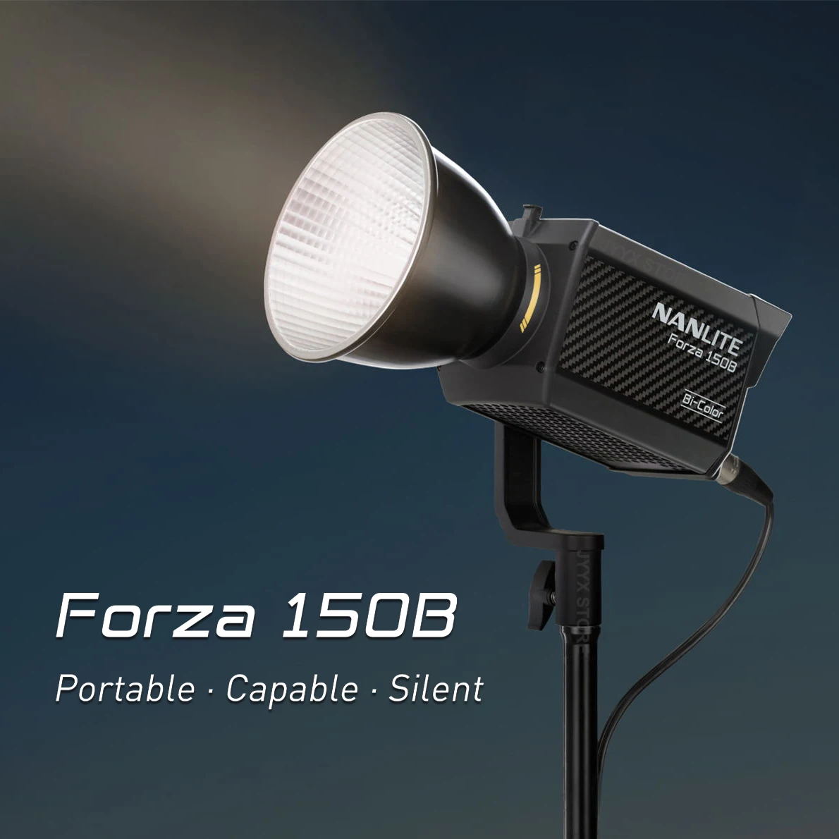 

Nanlite Forza 150B 150W COB Light Bi-color 2700K-6500K with Bluetooth APP DMX Control Profesional Stuido Video Photography Light