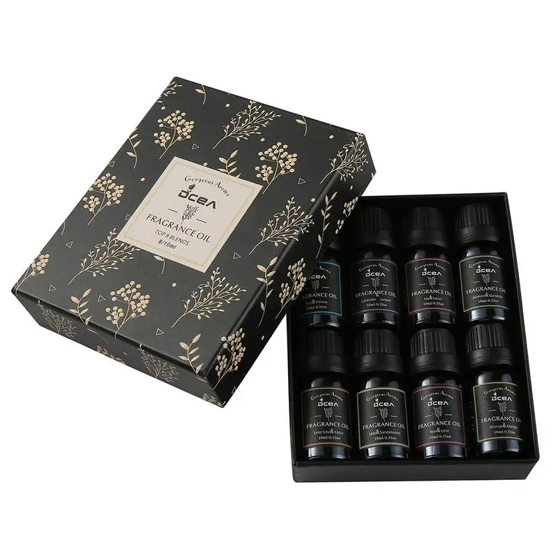 Pcs Kits Puur Natuurlijke Etherische Oliën Cadeau Set Eucalyptus Lavendel Mint Citroen Bergamot Tea Tree Zuiveren Lucht Diffuser Aroma Olie