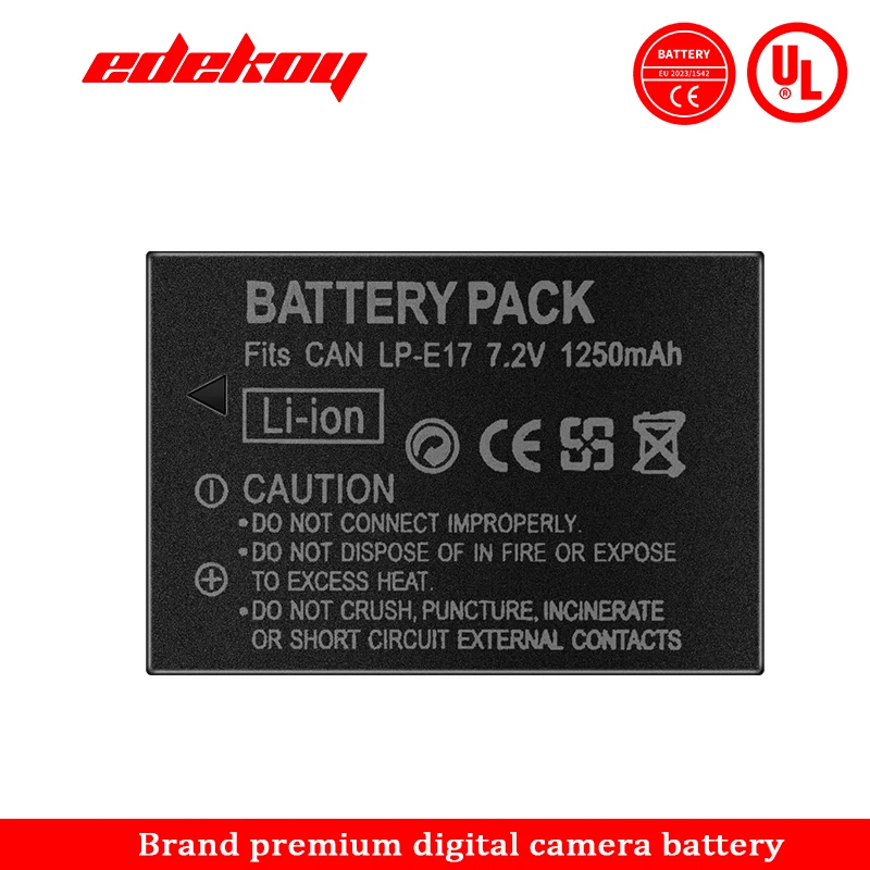 LP-E17 Battery for Canon EOS M3 M5 750D 760D 8000 D200D T6i T6s