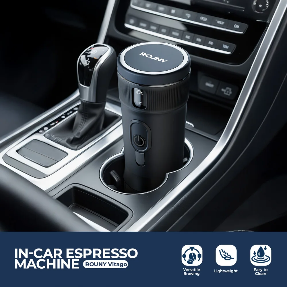 Small Espresso Machine Portable Coffee Maker DC12V Travel Coffee Maker for Car Outdoors Camping Backpacker Lightweight Coffee Maker Espresso Maker