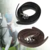 2pcs English Stirrup Leathers with Stainless Steel Buckles, 1.35 M Length Stability Horse Riding Equipment, Equestrian Gear 2