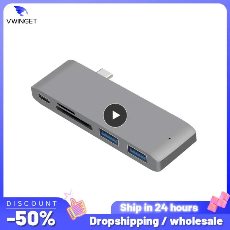 3.1 Type-C Hub To Adapter 4K Thunderbolt 3 Usb C Hub Tf Sd Card Reader Slot Pd Per Macbook 16 14 Air 13 M1 Chip