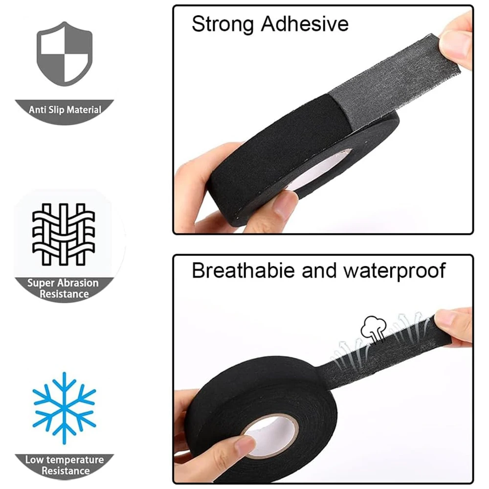 شريط قماش الهوكي متعدد الأغراض 2.5 سم × 25 م لاصق...