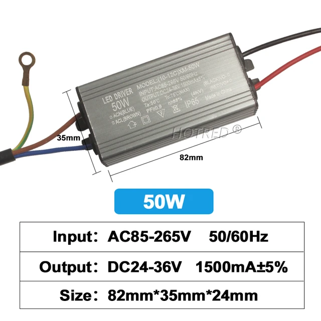 Buy Now 50W 24-36V 1500MA LED Driver