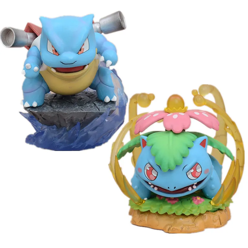 12Cm Pokemon Figure Blastoise Anime Figure Modello Bambola Giocattolo Da Collezione Regali Cartoon Venusaur Kawaii Figurine Statue