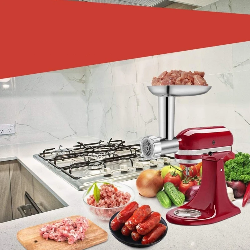 

Металлическая пищевая мельница, приспособления для кухонной мельницы, подставка, миксеры, мясорубка, колбасный шприц, для кухни