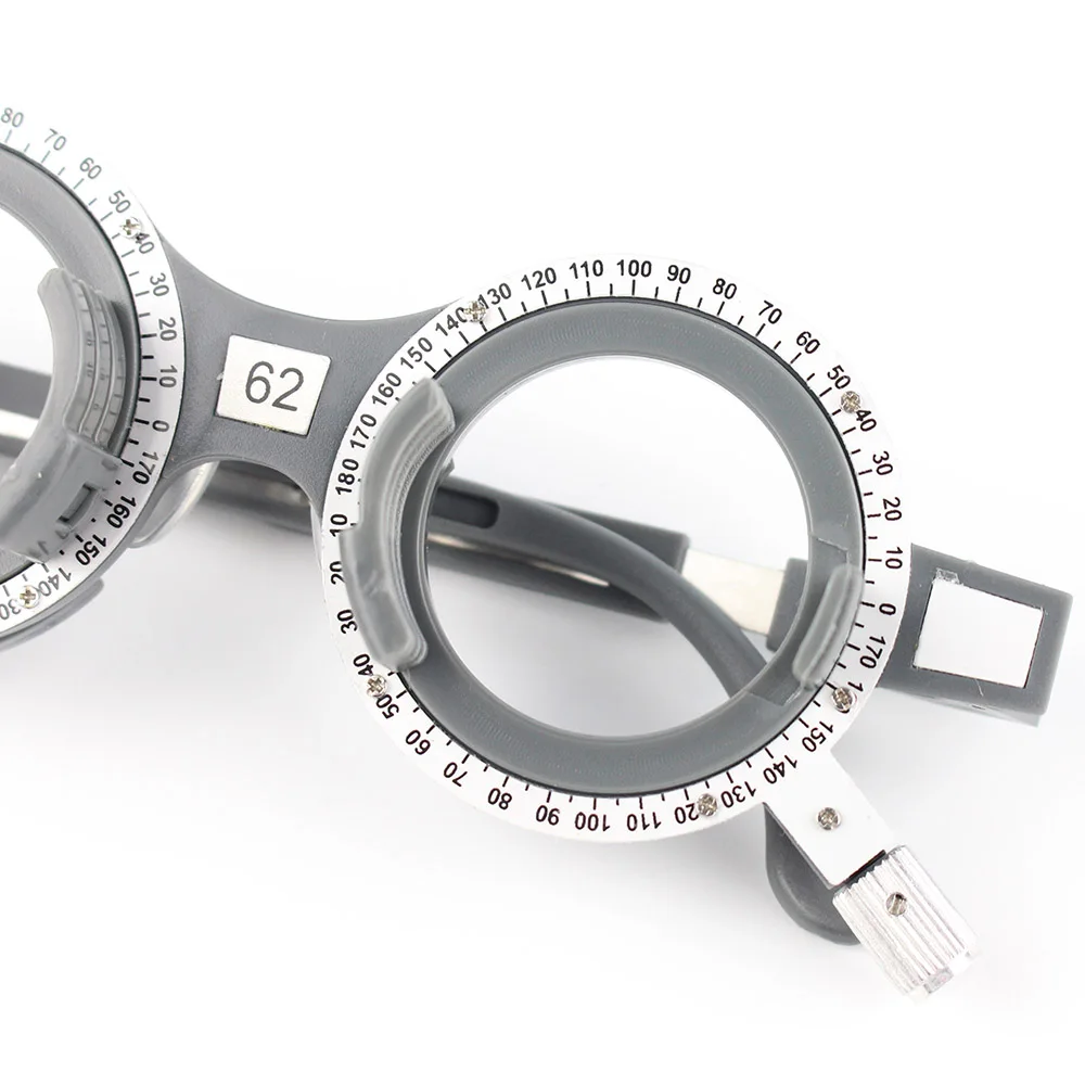 1pc New Design TF-X Plastic Optical Trial Frame Set Ophthalmic Trial Lens Frame 52-70mm Optional Fixed PD Grey Color