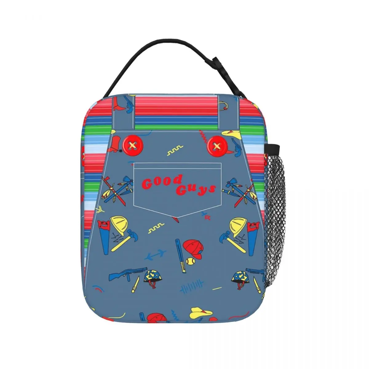 

Good Guys Child's Play Chucky - Killer Doll Overalls Lunch Bags Insulated Lunch Tote Waterproof Bento Box Picnic Bags for Woman