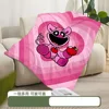 Printed Blanket Picnic Blanket Cartoon Cute Anime Smiling Critters Warm Blanket Soft and Comfortable Home Travel Birthday Gift 2
