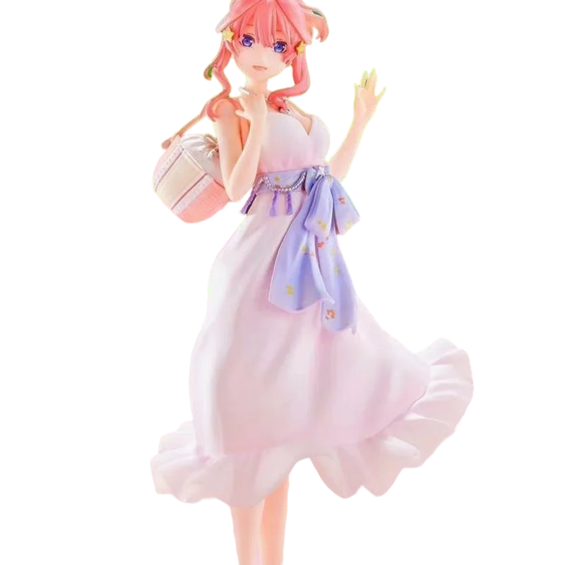 

Bandai five equal flower wedding anime surrounding summer dress Nakano May hand-run collection model desktop decoration gift