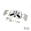 Lesu Abs Rearview Mirror For Diy 1/14 Scale Tamiyaya R620 470  RC Tractor Truck Th05105-Smt2 1