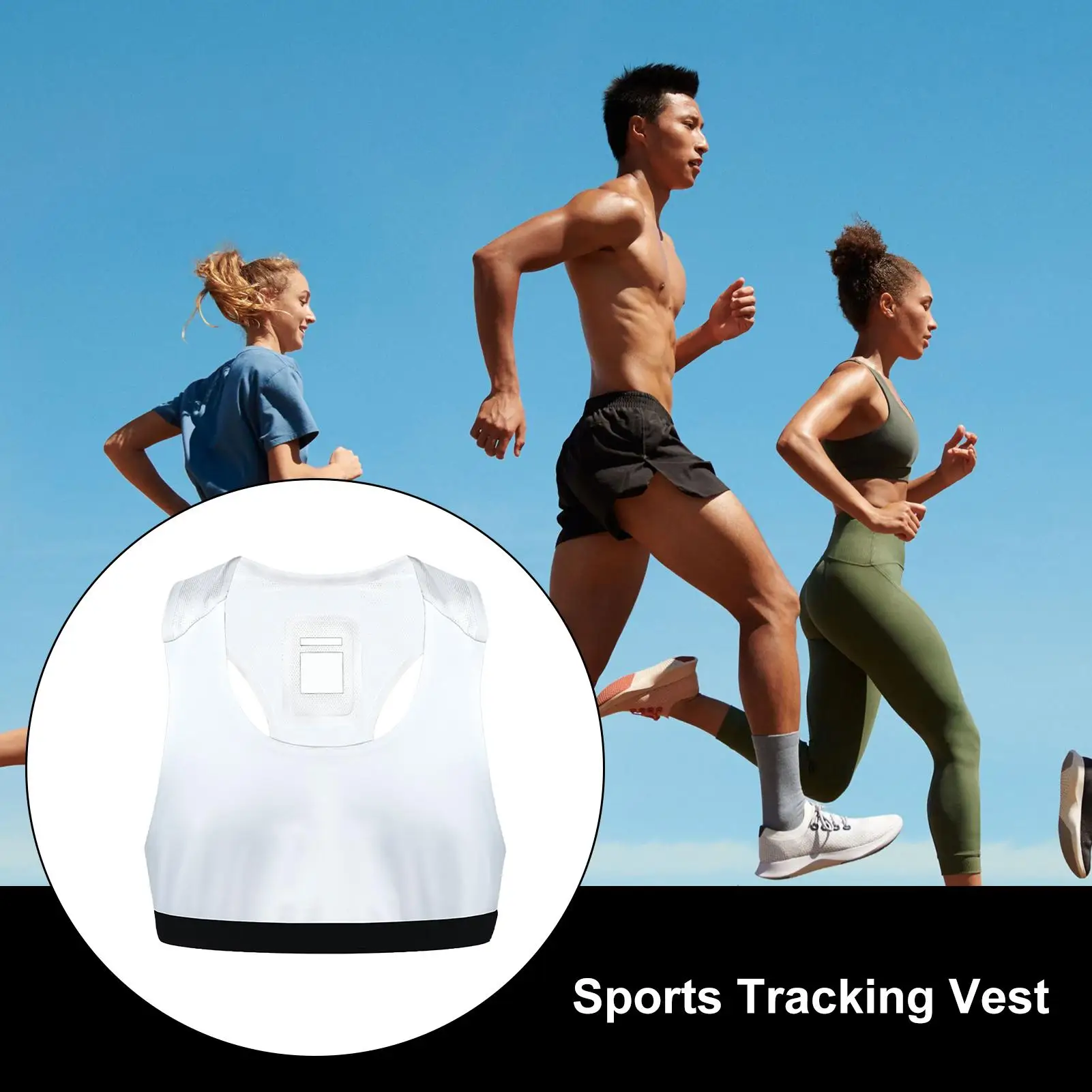 Soccer GPS Tracker Vests For Men Comfortable Tracking Vest For Hockey Sweat-wicking Outdoor Sport Supplies For Teens Girls Boys