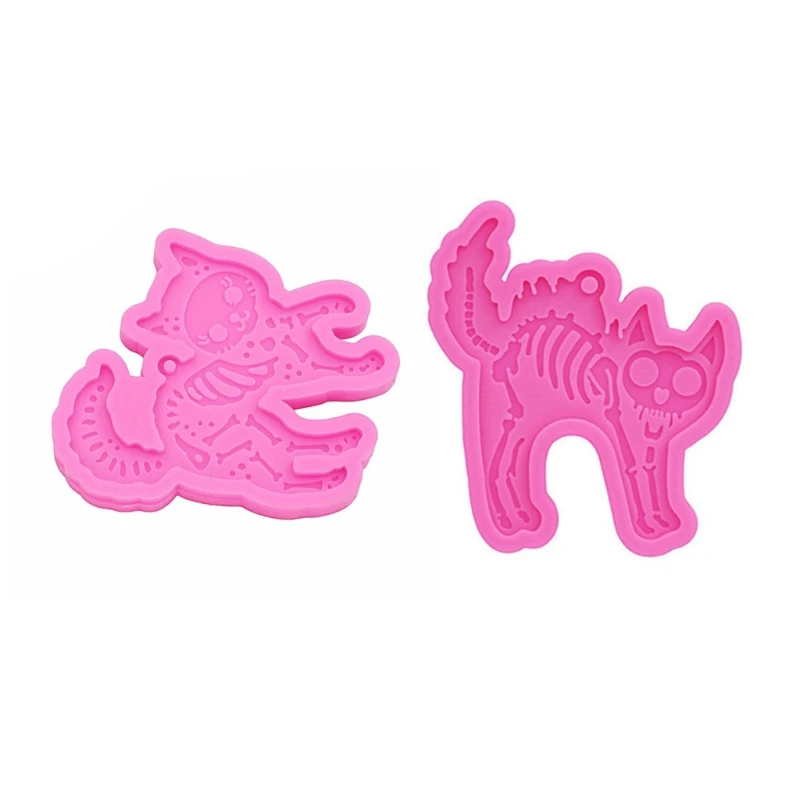 MXME Silicone Mold for DIY Keychain Necklace Epoxy Resin Jewellery Making