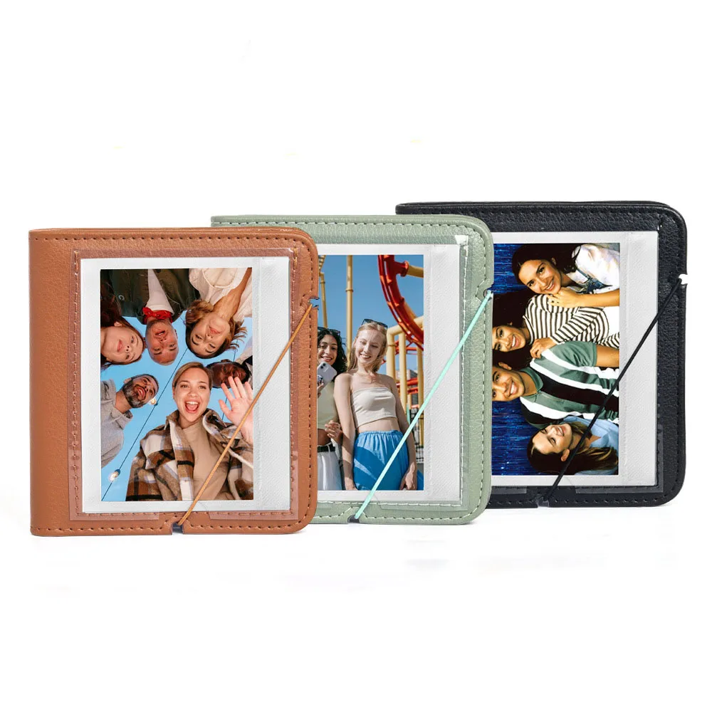 5-Inch Photo Albums 28 Pocketes For Fujifilm Instax Wide 400/300/200/100 Plastic Sealed Insertion Wide Album