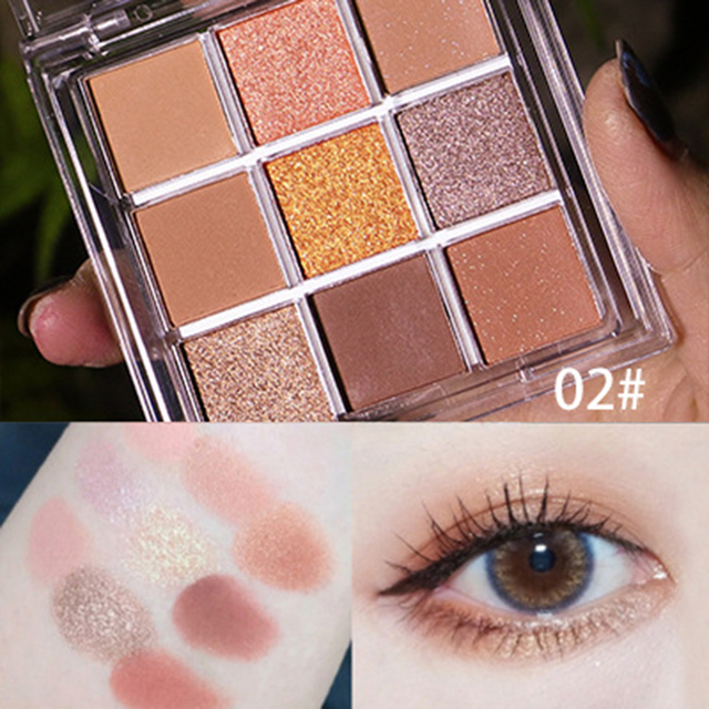 New Arrival Charming Eyeshadow Palette 9 Color Make Up Palette Matte Shimmer Eye Shadow Beauty