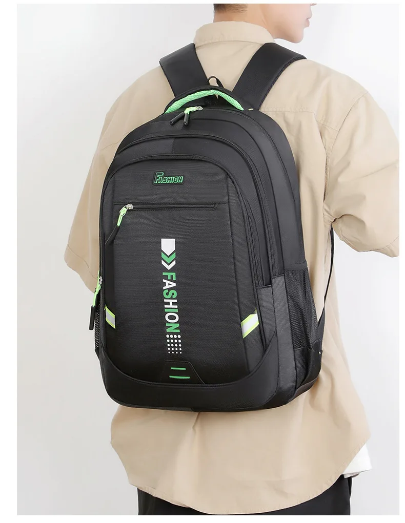 Multi Schichten verdicken Rucksack trendige Student Schultasche Reiserucksack koreanische Version Unisex Business Casual Laptop Paket – Detail 22