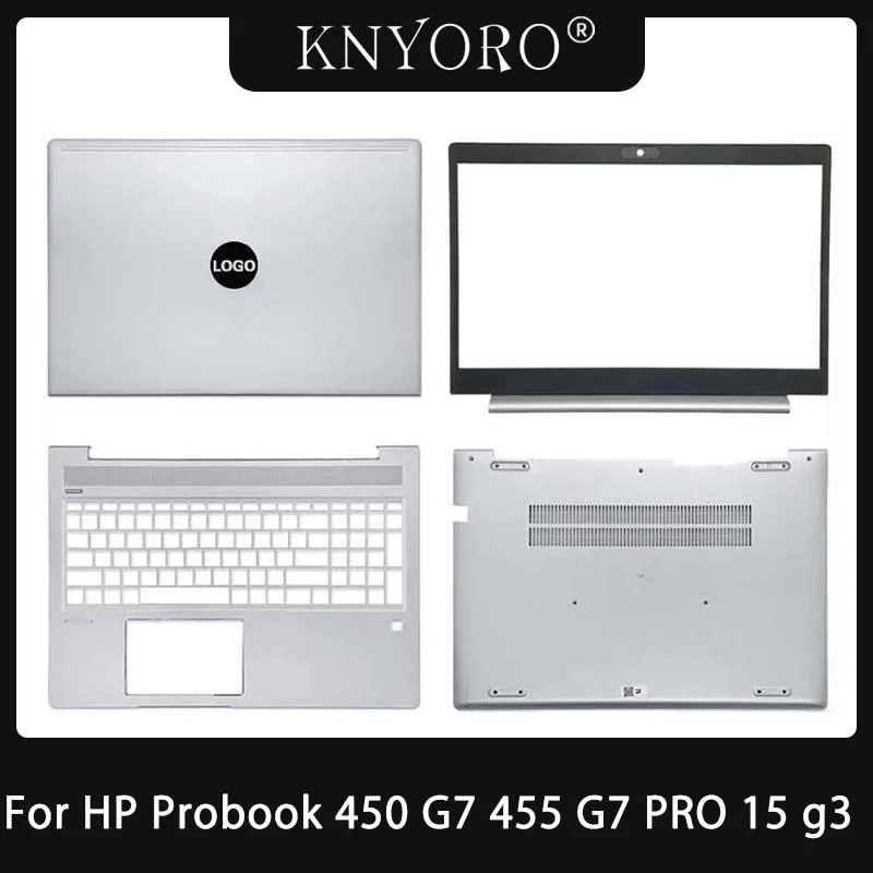 

New Laptop LCD Back Lid Cover Palmrest Bottom Case Housing Shell For HP Probook 450 G7 455 G7 PRO 15 g3 Series Keyboard Bezel