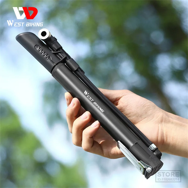 

Ручной насос для горного и дорожного велосипеда, 120 PSI