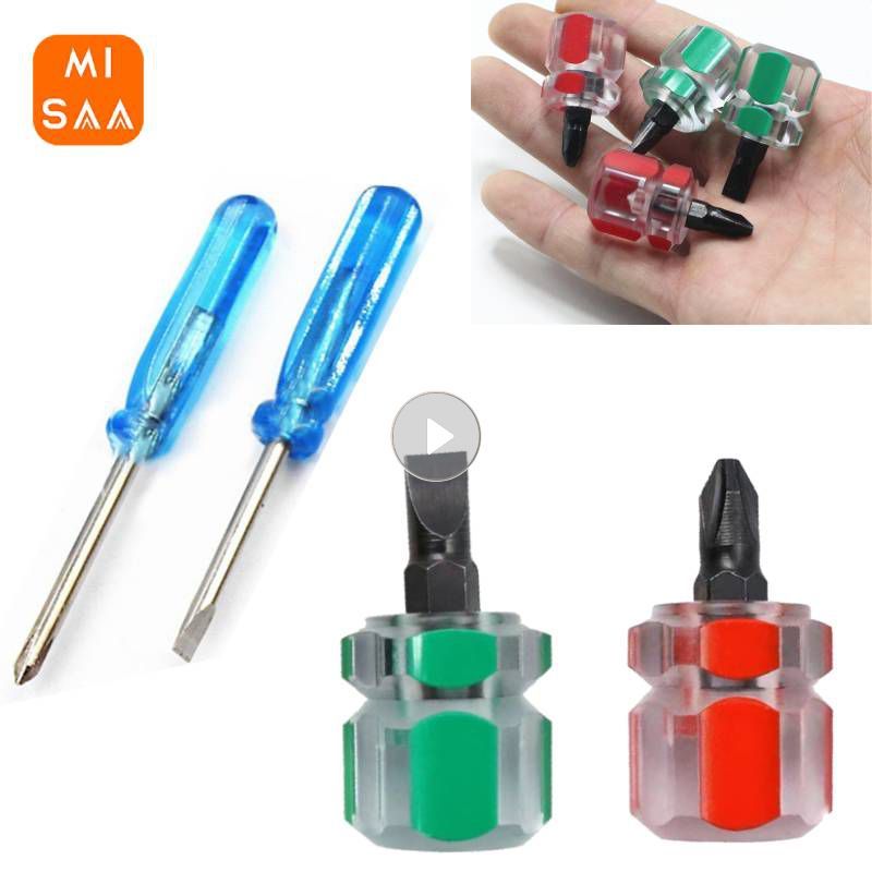 Mini Screwdriver Set Portable Radish Head Alloy Steel Screwdriver Transparent Handle Maintenance Precision Manual Small Tool