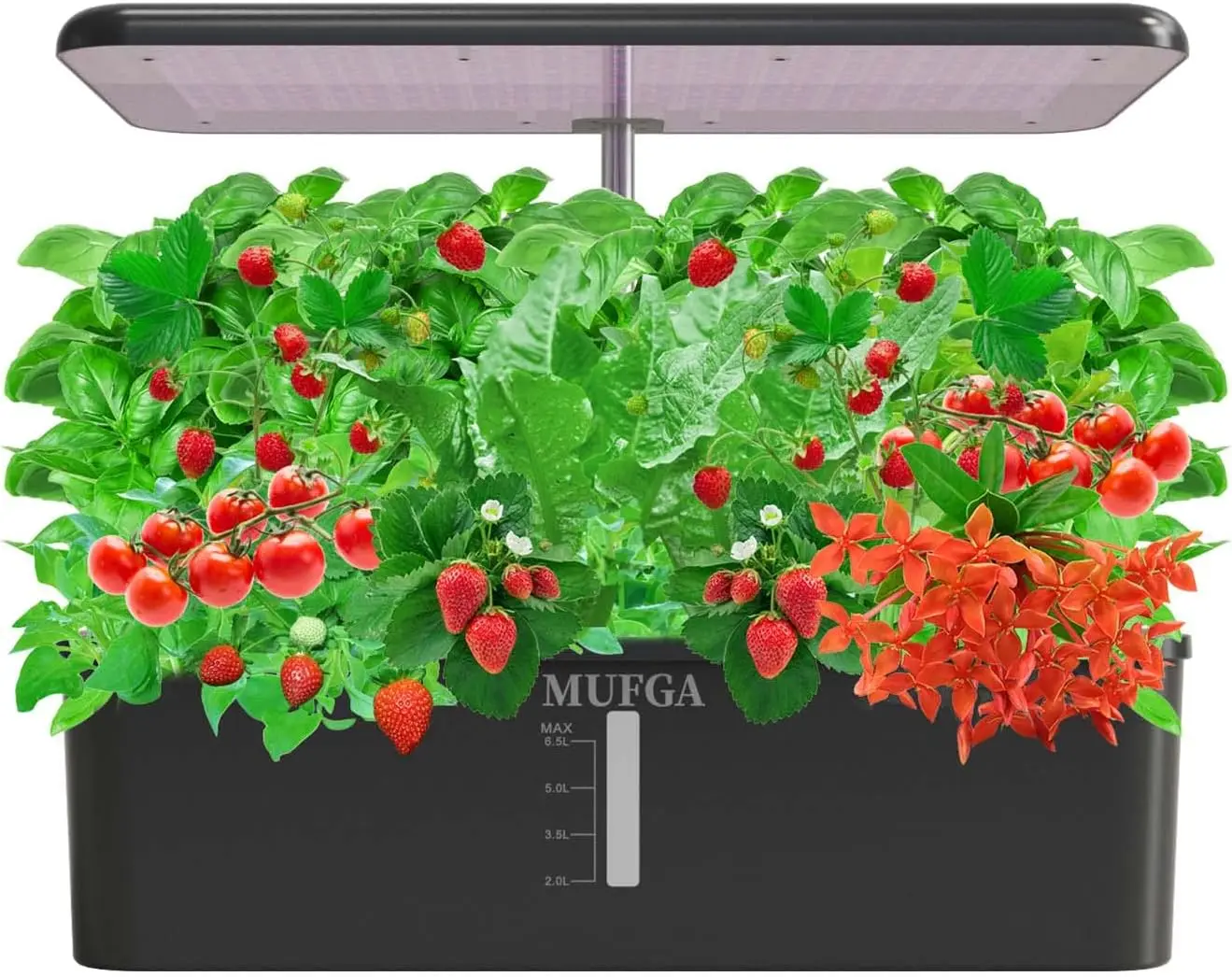 Hydroponics Growing System Herb Garden 18 Pods Indoor Gardening System with LED Grow Light, Plants Germination Kit(No Seeds)