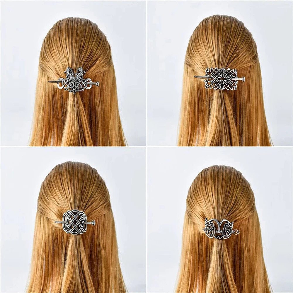 5 pezzi perline vichinghi donna argento anelli per capelli nordici treccia Dreadlocks perline polsini per capelli trecce accessori per capelli irlandese  66