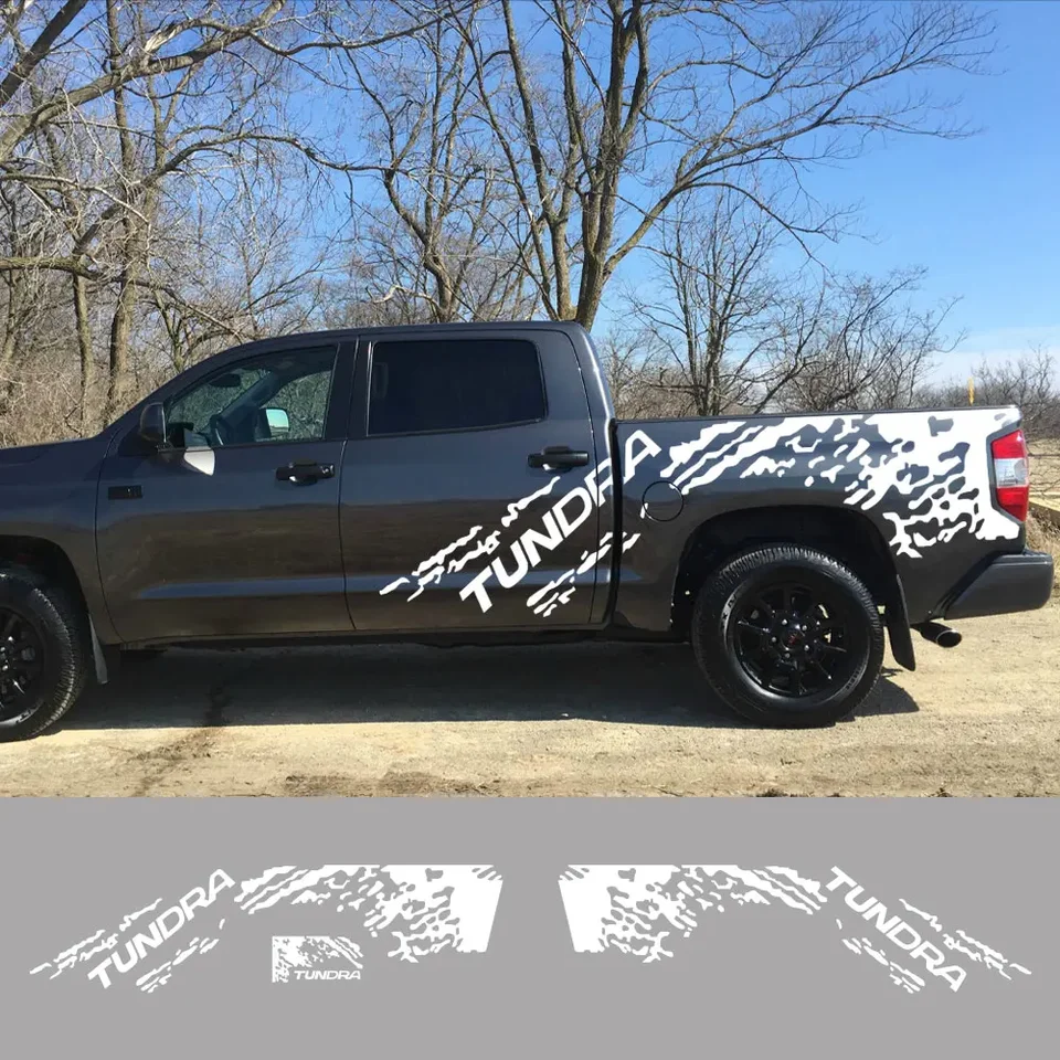 Autocollant Vinyle Latéral Pour Porte Toyota Tundra – Motif Graphique 5,5 X 75 Cm