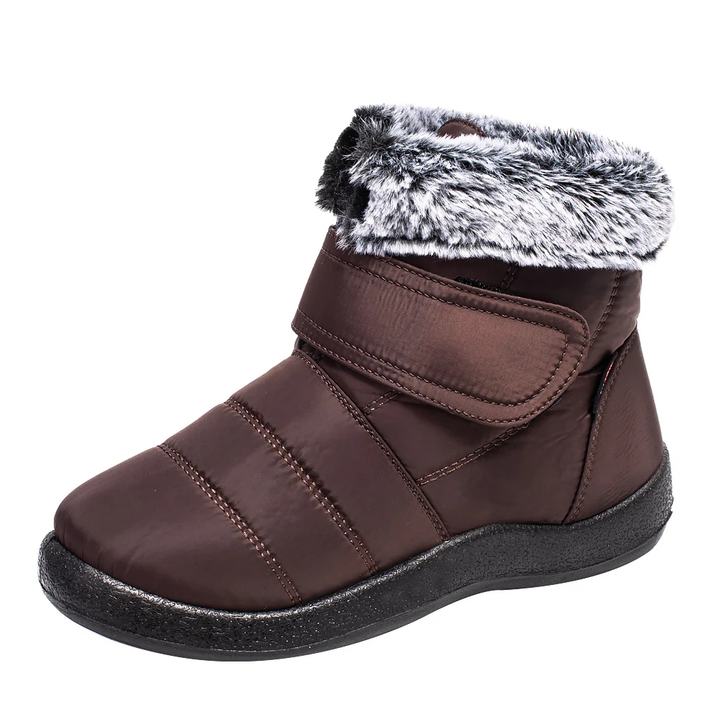 Rabbit Fur Snow Boots with Bow Winter Women Shoes – Shoeu