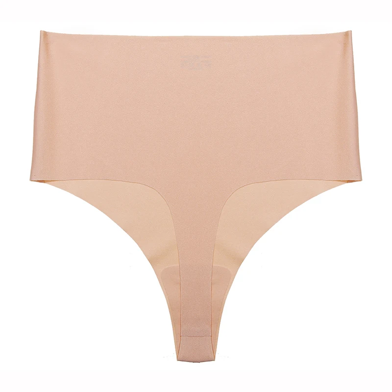 Cheap 1pcs Slimming Women Panties High Waist Seamless Ice Silk