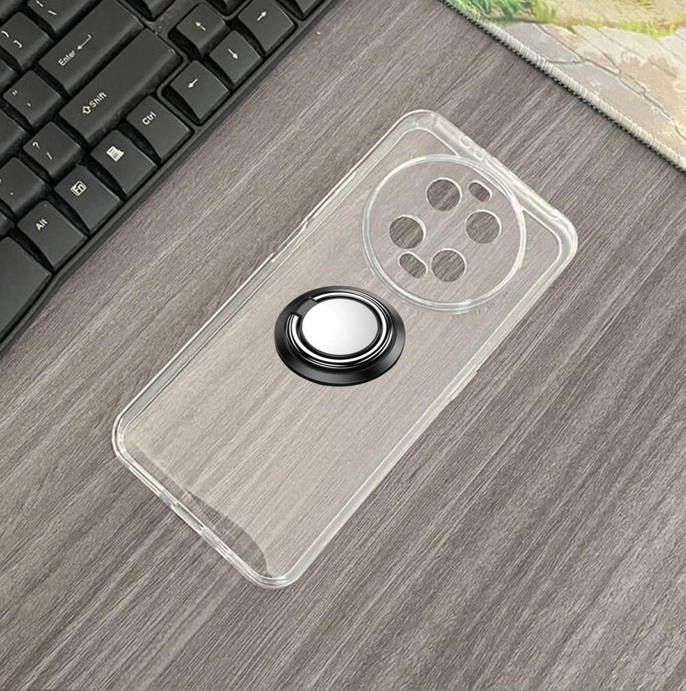 Durable Back Ring Holder Bracket Phone Cover with Soft Silicone TPU Case - 6.78 2023 Edition