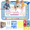 100x80cm Water Doodle Mat Kids Toys Reusable Painting Writing Doodle Water Color Drawing Board Toddlers Preschool Education Toys 1