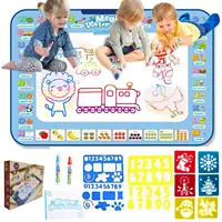 100x80cm Water Doodle Mat Kids Toys Reusable Painting Writing Doodle Water Color Drawing Board Toddlers Preschool Education Toys 1
